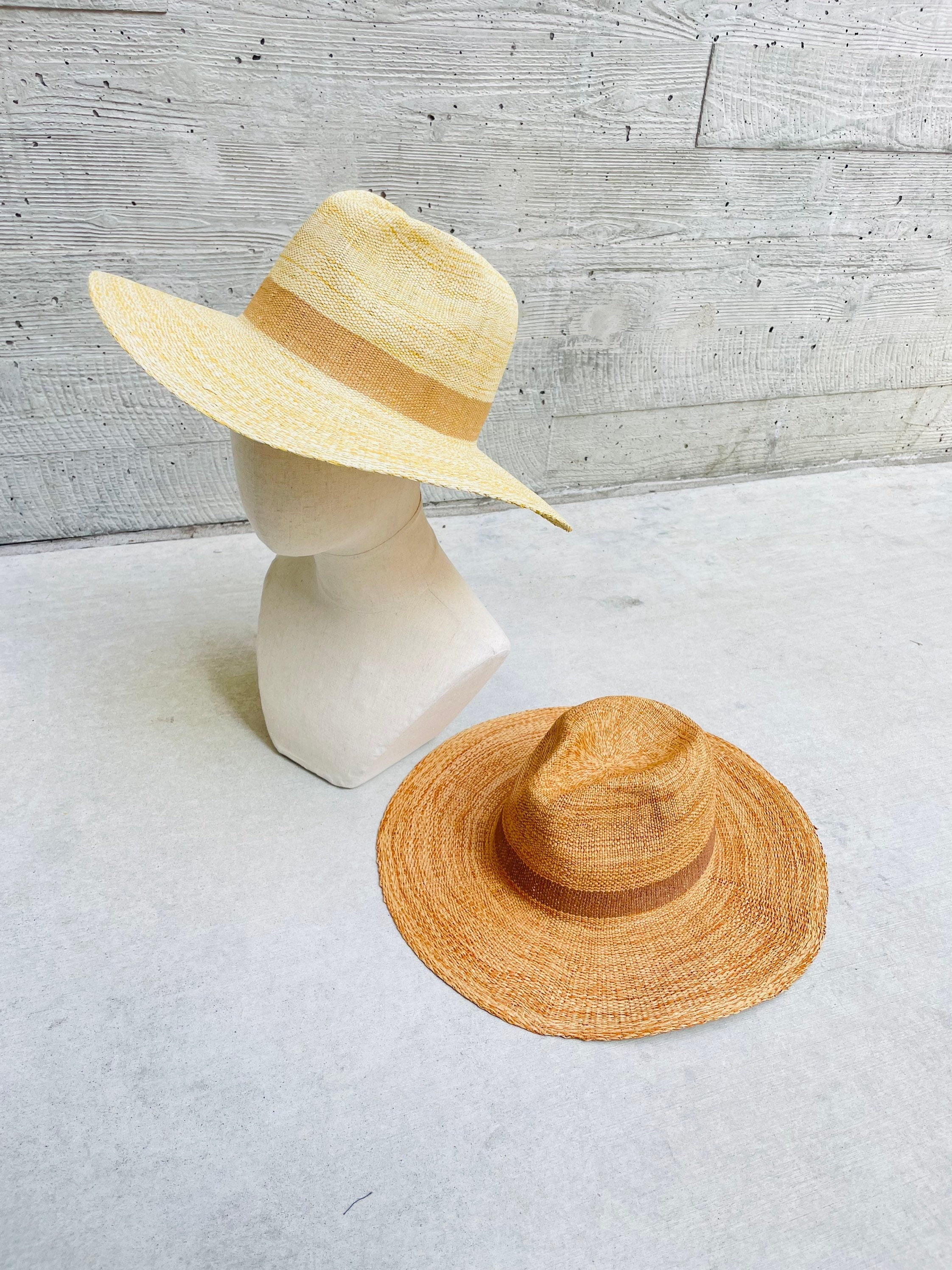 Panama Hat. Picnic hat. Best Toyo hat for this Autumn. Textured