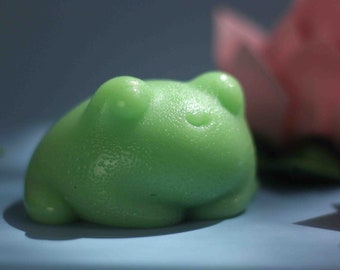 Minty Froggy Jelly Soap | Minty Chocolate Scent |Cute Squishy Soap | Self-care Gift | Frog Soap | Vegan Jelly Soap | Vegan Jelly Soap