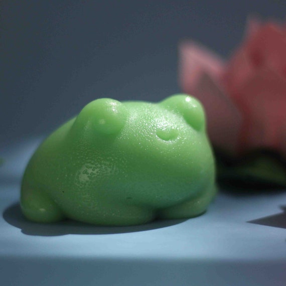 Minty Froggy Jelly Soap Cute Squishy Soap Self-care Gift Frog Soap
