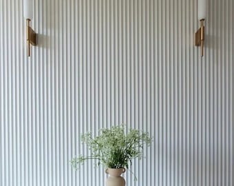 Mini Fluted Panels | Paintable Wall Panelling | UK Made
