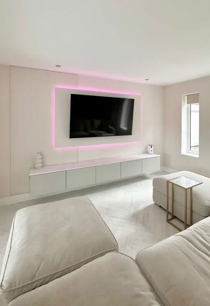 MDF Fluted Wall Panels Decorative Wall Panelling 3D DIY Wall Panels