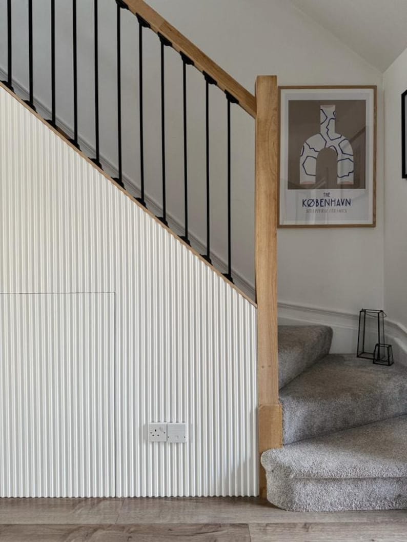 Fluted Wall Panels | Paintable Wood Panelling | Made in the UK image 7