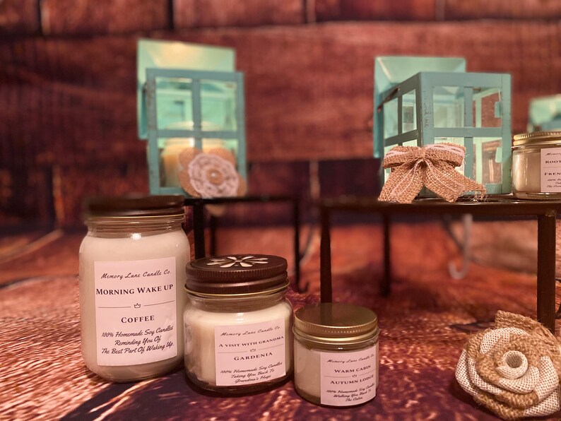 Scented Soy Candles For A Perfect Garden Party