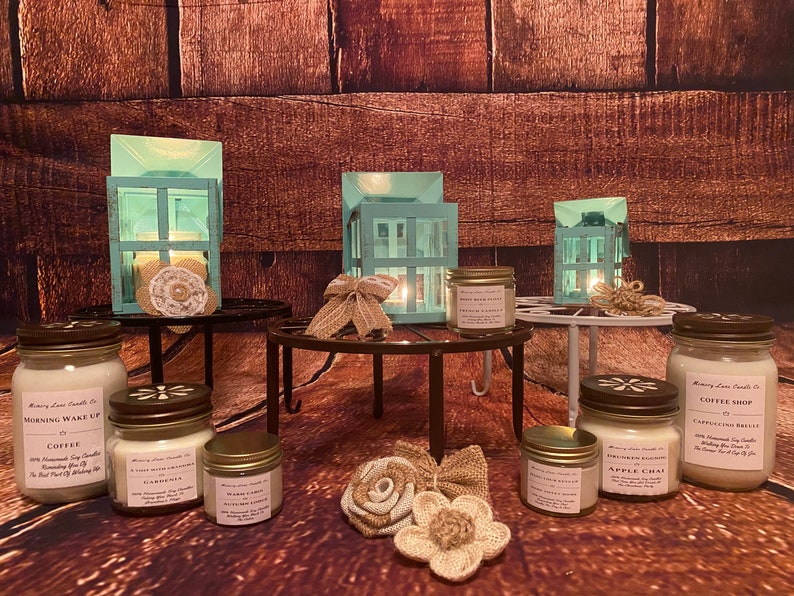 Scented Soy Candles For A Perfect Garden Party