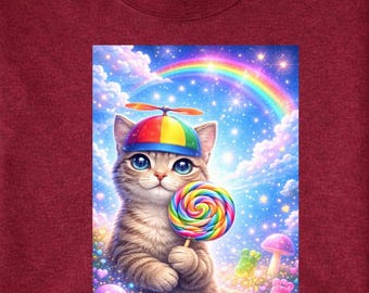 Funny Cat Dreamcore, Silly Kitten Brainrot Meme, Surreal Cat Humor, Dreamcore Aesthetic Cat Tee, Weird Cat Meme Shirt, Absurd Kitten Humor