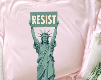 Camiseta de resistencia, camiseta de protesta inspiradora, camiseta de declaración política, camiseta de empoderamiento, camiseta de resistencia, camiseta de activismo, lucha por el cambio