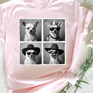 Funny Chihuahuas Photo Booth Party T-Shirt, Chihuahua Lover Shirt, Cute Dog Party Tee, Funny Pet Lover Shirt, Dog Lover Gift, Cute Chihuahua
