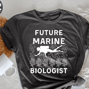 Toekomstige mariene bioloog T-shirt, mariene biologie T-shirt, mariene biologie geschenk, mariene wetenschap, mariene leven minnaar, biologie student T-shirt,