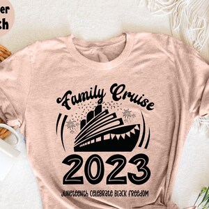 Juneteenth Family Cruise 2023 T-Shirt, African American Family Cruise, Black History Shirt, Black History Month, Juneteenth Cruise Ship
