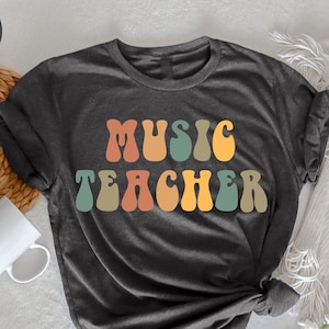 Groovy Music Teacher T-Shirt, Music Lover, Musicians T-Shirt, Funny Musician, Music Teacher Gifts, Gift For Musician, Gift For Music Lover