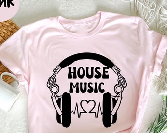 Dj House Music Shirt, Rave Shirt, DJ Gift, for Dj Shirt, for Dj Music, EDM Gift , Festival Shirt, Old School, Dj T Shirts, Vinyl Record,