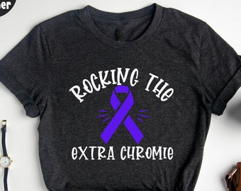 Rocking The Extra Chromie, Dia da Conscientização sobre Trissomia, Presente para Crianças Especiais, Camisa do Dia da Síndrome de Down, Camisa Trissomia 21, Síndrome de Down