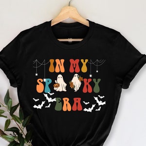 I min kusliga era T-shirt, kuslig säsong, retro Halloween, rolig spöke T-shirt, kuslig mamma T-shirt, Iprintasty Halloween, Halloween-grafik bild 1