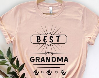 Meilleure chemise de grand-mère, chemise de grand-mère personnalisée, chemise de grand-mère drôle, T-shirt Gigi, T-shirt Nana, cadeau pour grand-mère, cadeaux de grand-parent Grumpa Tee
