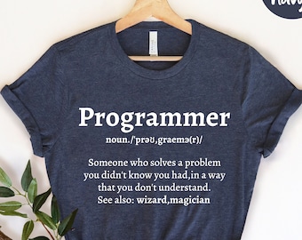 Computer Programmer Gift, Software Engineer, Developer TShirt, Computer Geek Gifts, Computer Shirt, Coder Man Shirt, Programmer Shirt