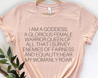 Pawnee Goddesses Shirt - Feminist Shirt -  Shirt -   - Girl Power - Strong Women - Freaking Awesome