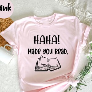Te hizo leer, Camisa de ratón de biblioteca, Regalo de profesor de inglés, Camisa de humor divertido, Camisa de bibliotecario divertido, Regalos de bibliotecario, Camiseta de bibliotecario,