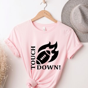 Touchdown Shirt - Touchdown Tee - Touchdowns - Football Shirt - Cute Football - Football Tshirt - Tailgate Shirt  Sunday Funday Football Mom