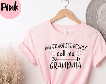 Meine Lieblingsmenschen nennen mich Oma, Oma Shirt, lustiges Oma Shirt, Oma Tshirt, Oma Geschenke, Geschenk für Oma, Gigi Muttertag,