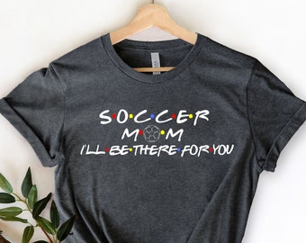 Koszulka Soccer Mom - Zabawny prezent piłkarski - Koszulka piłkarza - Soccer Mom - Prezent piłkarski - Trener piłkarski - Prezent dla trenera piłkarskiego - Koszulka piłkarska