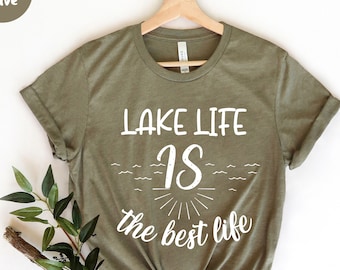 Lake Life is the Best Life, Lake Shirt, Lake Shirt for Women, Day Drinking, Lake Life, Family Trip Shirt, Drinking Shirt, Lake Vacation