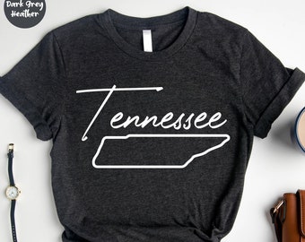 Tennessee Shirt, Tennessee State Souvenir Shirt, Tennessee Fan Shirt, Tennessee Home Shirt, Tennessee Urlaub Tshirt, Tennessee Geschenke