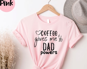 Chemise de papa de café, t-shirt amoureux du café, chemise papa, chemise papa, cadeau de fête des pères, cadeau pour papa, cadeau pour papa, idée cadeau de fête des pères