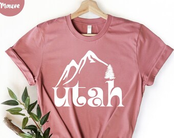 Utah Shirt, Utah Souvenir, Utah State, Utah Shirt, Utah Home, Home State T-shirt, Utah Map Silhouette Tee,, Utah Vacation Shirt, Utah Gifts