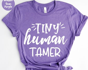 Tiny Human Tamer, Teacher Shirt, Field Trip Shirts for Teachers, I teach Tiny Humans, Teacher Gifts, Preschool Teacher Gift Kindergarten Tee