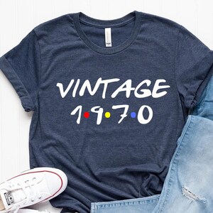 50th Birthday Shirt - Vintage 1970 Shirt - Hello Fifty - 50 Years Old Shirt - Birthday Shirt - 1970 T-Shirt - Fifty Shirt - Born In 1970