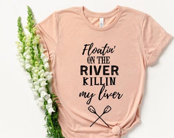 River Junkie Women's Tank Top - Boating Lover Sleeveless Shirt For Summer & Vacation