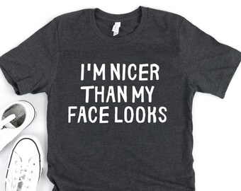 Chemise drôle - Chemise sarcastique - Chemise sarcastique - Chemise introvertie - Citations drôles - Chemises mignonnes - Chemises avec énonciations - Chemise antisociale