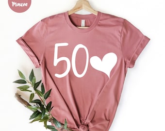 50 Jahre Geburtstag Shirt - Vintage 1970 Shirt - Hello Fifty - 50 Years Old Shirt - Geburtstag Shirt - 1970 T-Shirt - Fifty Shirt - Born In 1970