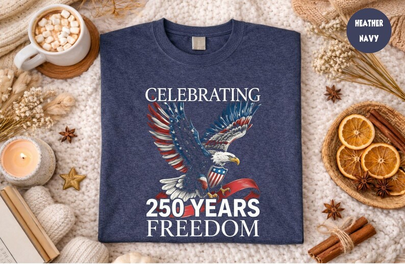 This Daily Wear Unisex Shirt is designed around the celebration of 250 years of American history, marking a significant national anniversary. The design focuses on the idea of an American birthday, combining patriotic themes with a clean and wearable look suitable for everyday outfits. Created for those who appreciate historical milestones, this shirt fits naturally into casual settings while still honoring the importance of the USA 250th anniversary. Ideal for anniversary events,