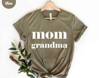 Mom Grandma Shirt, Grandma Shirt, Best Grandma Shirt, Gift For Grandma, Worlds Best Grandma, Grandma Birthday Gift, Gigi Shirt, Nana Shirt,