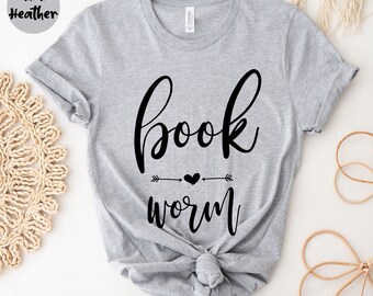 Buchwurm Shirt, Lehrer Shirt, Reading Tee, Bücherwurm Shirt, Geek Shirt, Buchclub, Geschenk für Nerd, Buchliebhaber Shirt, Bibliothekar Tee,