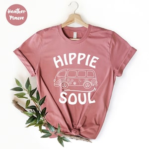 Hippie Soul, Hippie Bus Shirt, Novelty Shirt , Hippie Life Style, Hippie Clothes, Hippie Clothing, Hippie Shirt , Boho Shirt, Hippie Graphic