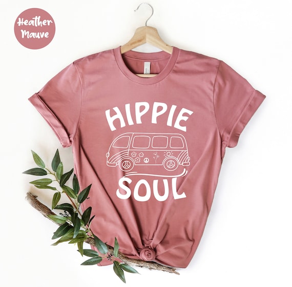 Hippie Soul Hippie Bus Shirt Novelty Shirt Hippie Life Style Hippie Clothes Hippie Clothing Hippie Shirt Boho Shirt Hippie Graphic Etsy Canada