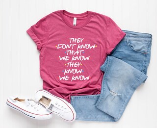 They Don't Know That We Know – Felpa Con Cappuccio Unisex Ispirata A Friends