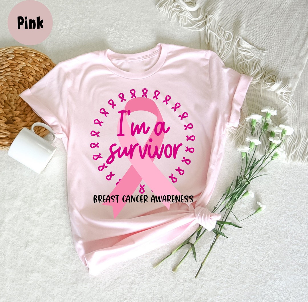 I'm A Survivor T-shirt, Cancer Awareness Shirt, Breast Cancer Survivor ...