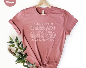 Pawnee Goddesses, Camicia femminista, Regalo per mamma, Mamma forte, Donne potenziate, Camicia ricreativa, Donne forti, Girl Power, Regalo terapeuta