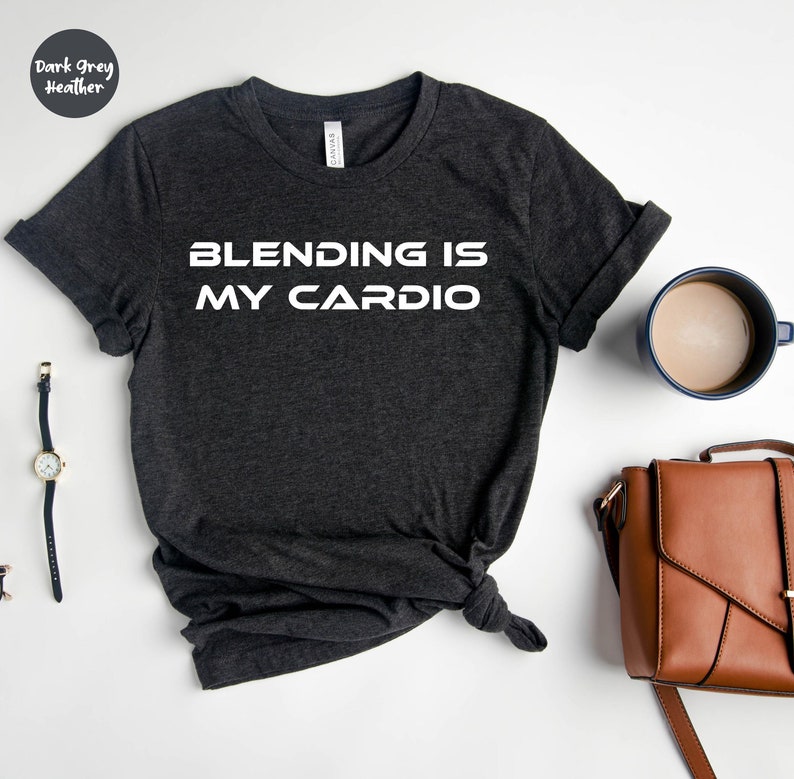 Blending is my Cardio, Makeup Shirt, Makeup Artist Shirt, Mascara Shirt, Makeup Lover Gift, Lipstick Foundation Eyeliner, Makeup Artist Gift image 4