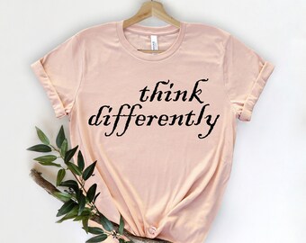 Denk anders Shirt, Leraar speciaal onderwijs, SPED Gift, Autisme Shirt, Autisme Leraar Shirt, Autisme Awareness, Autisme Mom Shirt
