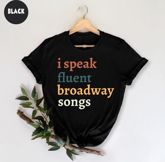 Retro Broadway Vintage Style Musical Theater T-Shirt T-Shirt Retro Broadway Vintage Style Musical Theater T-Shirt T-Shirt