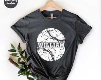 Custom Baseball Shirt, Baseball Shirt, Baseball Tee, Baseball Day, Sports Shirts, Baseball Gift, Baseball Mom, Sports Team, Custom Sports