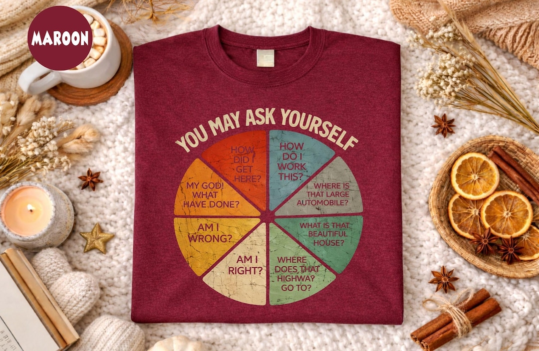Vintage Ask Yourself Retro Pie Chart 80s Music T-Shirt Nostalgic Eighties Humor Graphic Te