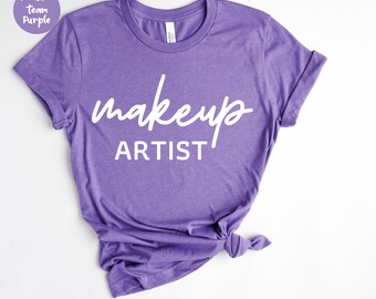 Chemise de maquilleur - École de beauté - Cosmétologue - École de cosmétologie - Cadeau d'esthéticienne - Cadeau de maquilleur - Chemise d'esthéticienne - Maquillage