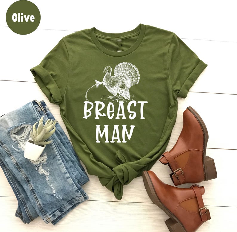 Turkey Breast Man Tshirt, Funny Thanksgving Tshirt, Turkey Brand