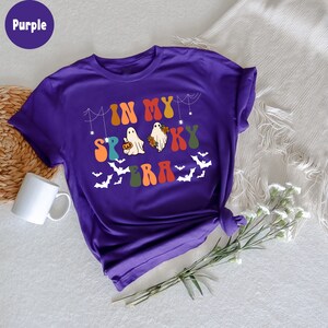 I min kusliga era T-shirt, kuslig säsong, retro Halloween, rolig spöke T-shirt, kuslig mamma T-shirt, Iprintasty Halloween, Halloween-grafik bild 5
