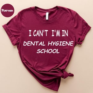 I Can&#39;t I&#39;m In Dental Hygiene, Dental Assistant, Dental Hygienist, Dental Graduation, Dental Student, Dentist Gift, Dental Assistant Gift